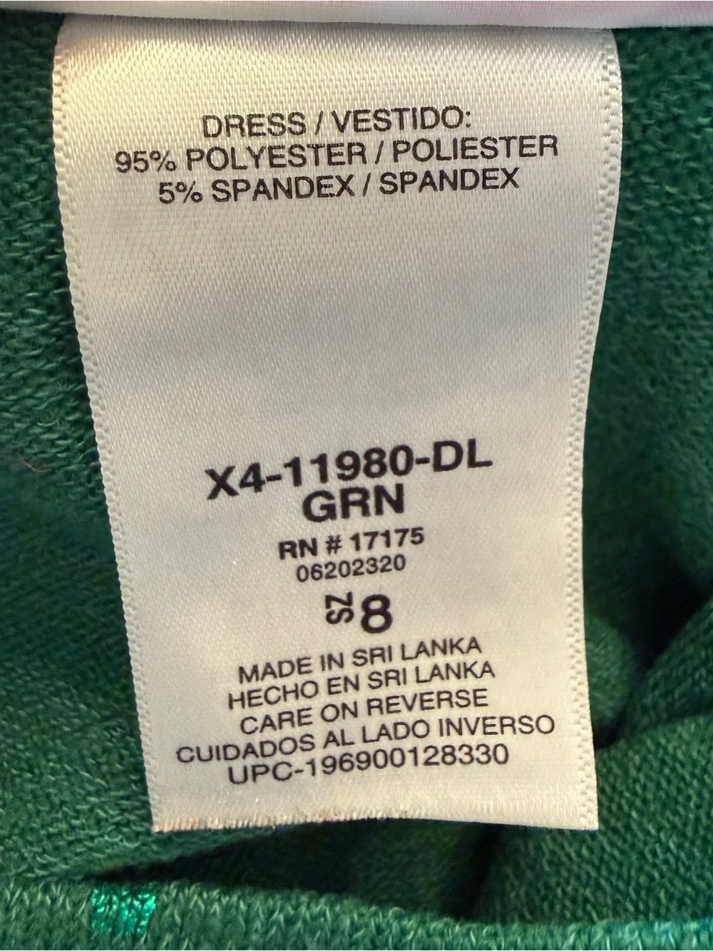 Bonnie Jean Holiday Dress Green Long Sleeve Sparkle Twirl 8